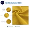 Vải chân cua cotton 100% (4)